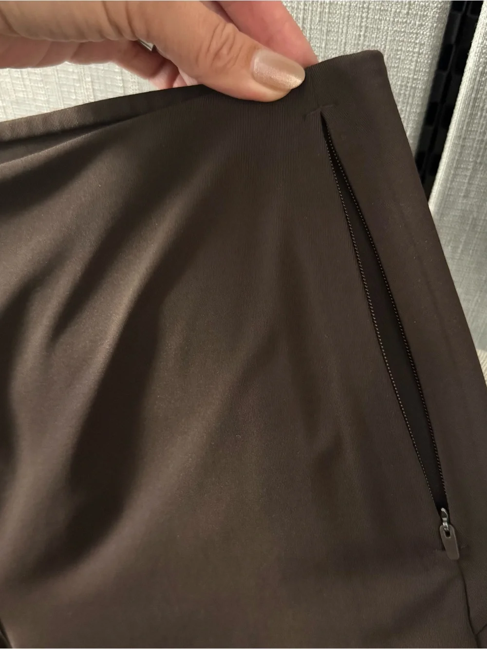 lululemon athletica Smooth Fit Pull On High-Rise Pants in Dark Brown